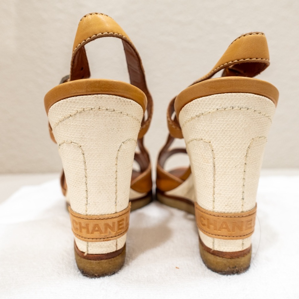 Chanel Vintage Slingback Sandals - Picture 5 of 7